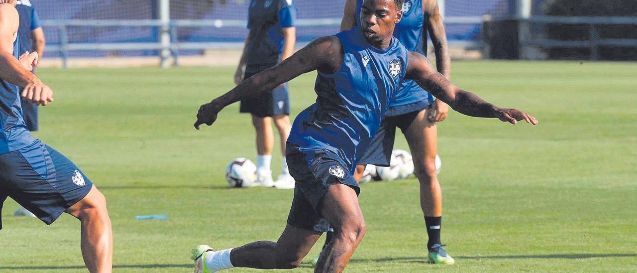 Musonda, en un entrenamiento