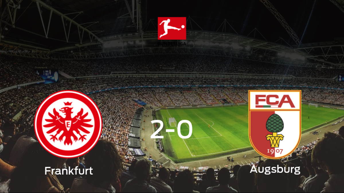 El Eintracht Frankfurt consigue la victoria en casa frente al FC Augsburg (2-0)