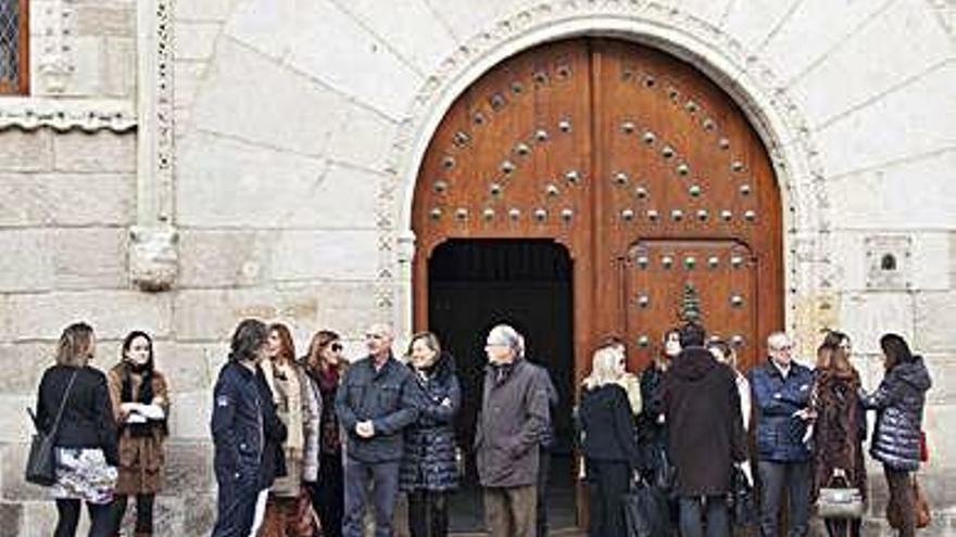 Jueces y fiscales se concentran ante la Audiencia de Zamora.