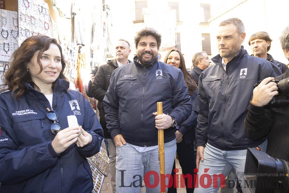 Así ha sido la visita de Isabel Díaz Ayuso a Caravaca de la Cruz