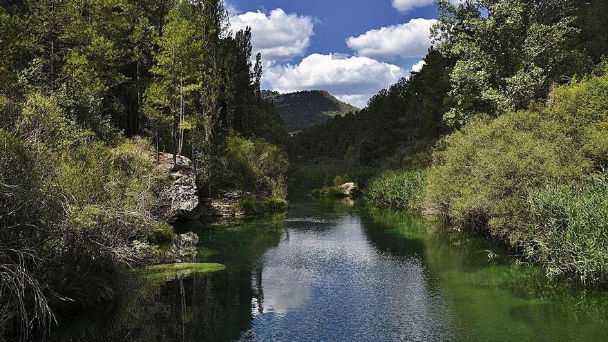 Cauce del río Tajo antes de recibir los vertidos que empeoran la calidad de sus aguas.