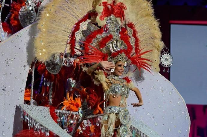 21-02-2020 LAS PALMAS D GRAN CANARIA. Elección de la Reina del Carnaval - 11. JUST A GREEN WORLD presenta a Sonia Crespo Rodríguez con un trabajo de Aythami Rodríguez Tavío titulado En un mundo en donde tu imaginación es lo único que te separa de la realidad.