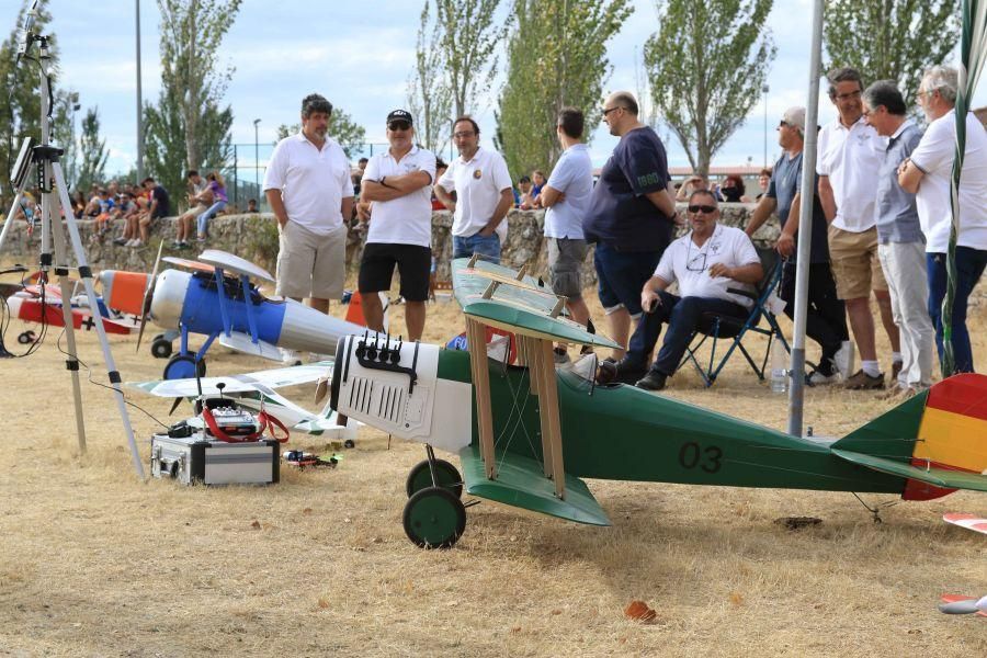 Exhibición de aeromodelismo en Bermillo de Sayago