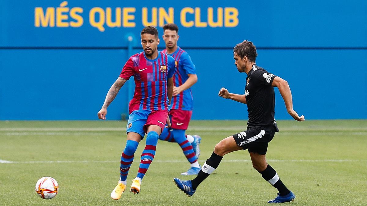 Matheus Pereira fue quien más lo probó, siempre a balón parado
