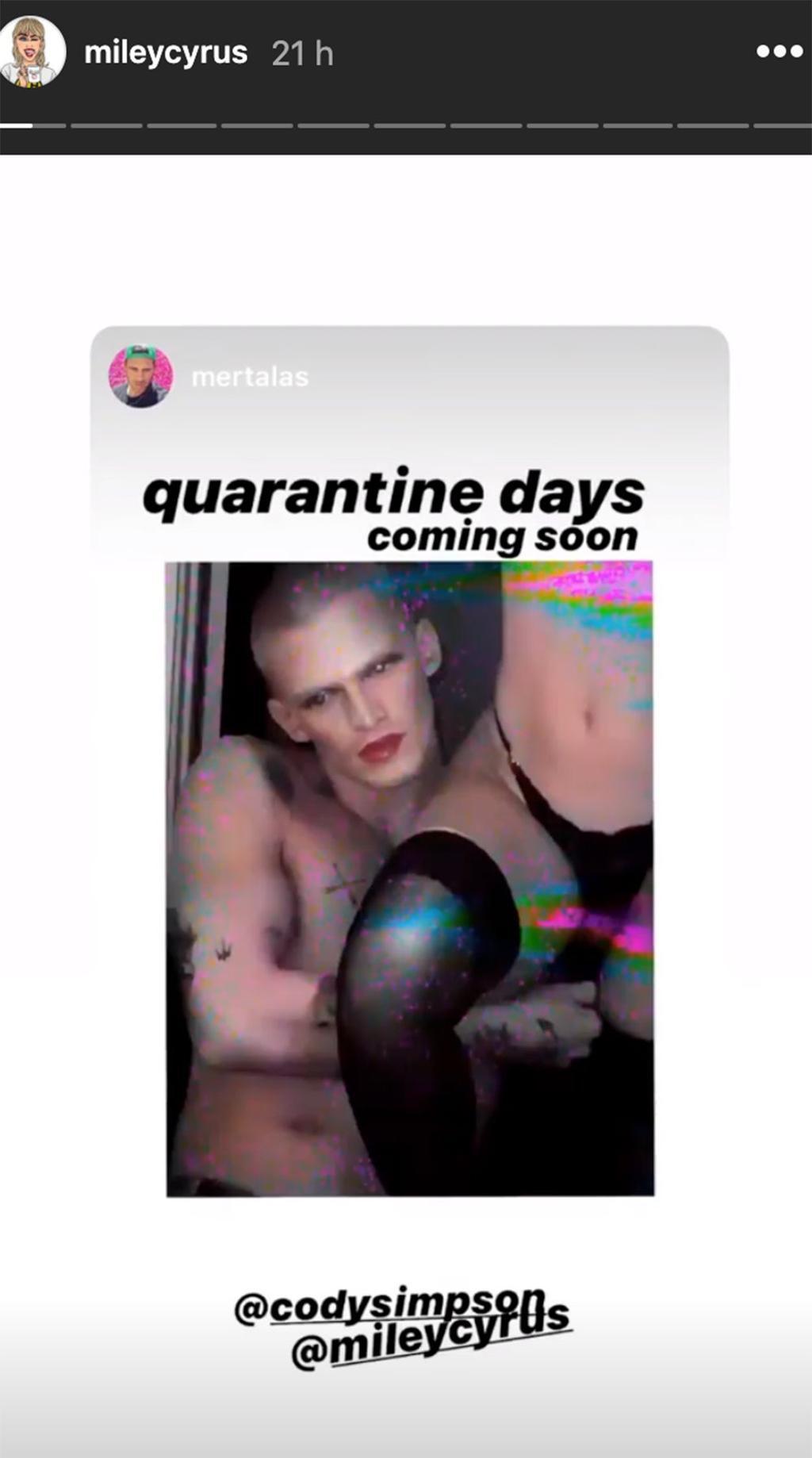 Cody Simpson y Miley Cyrus