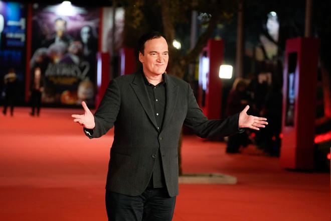 El director Quentin Tarantino en la alfombra roja de la Fiesta del Cine de Roma 2021