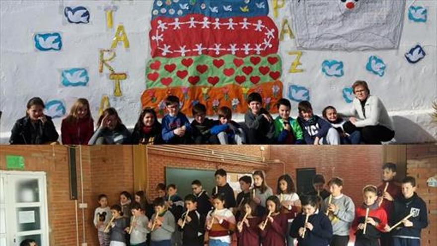 Los colegios celebran el día de la no violencia