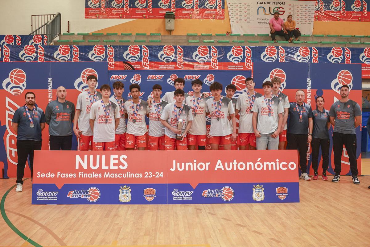 Valencia Basket, subcampeón de la Fase Final Júnior Masculino Autonómico.