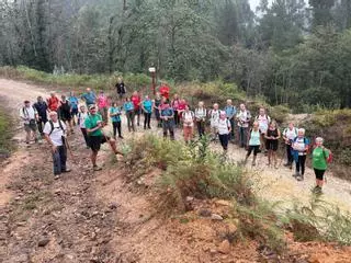 La tercera ruta del Grupo Montañero Moscón, en imágenes