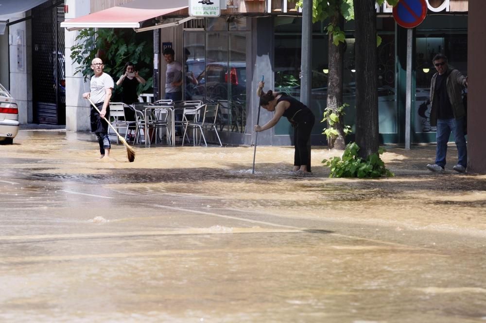 Inundació del Carrer Migdia de Girona