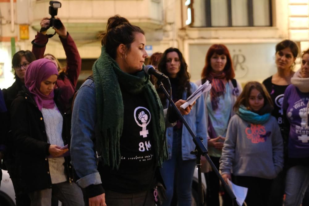 Manifestació a Figueres pel Dia de la Dona.