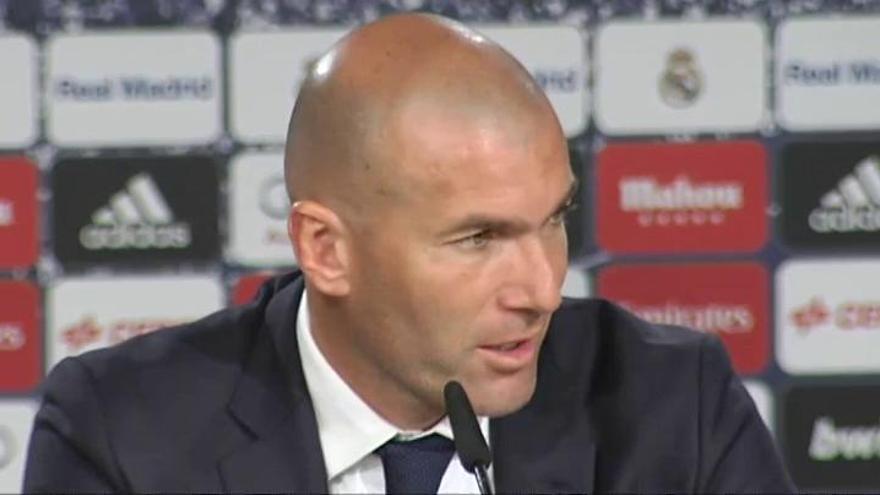 Zidane: &quot;Tenemos que dar el máximo y seguir hasta el final&quot;