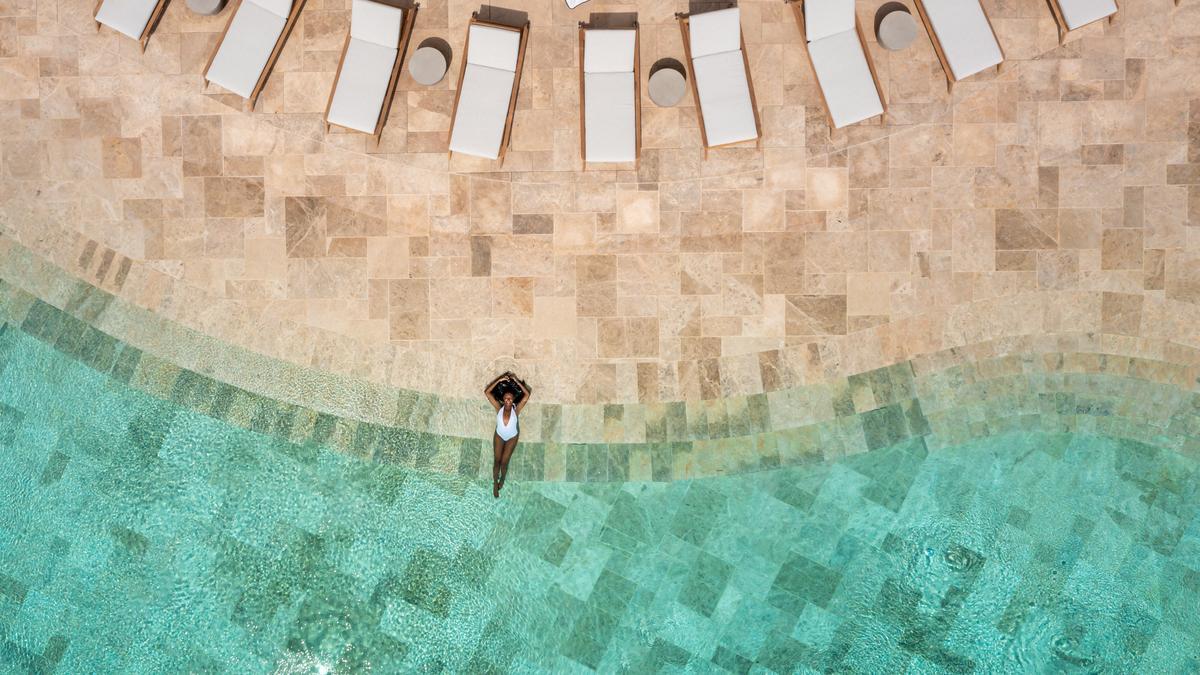 Una de las piscinas de Six Senses Ibiza