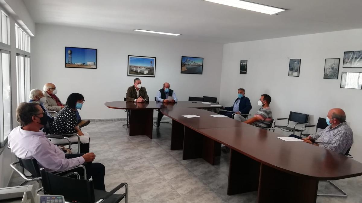 Reunión de la directiva de la Mancomunidad Sayagua en Bermillo