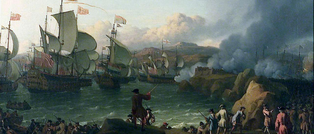 La batalla de Rande en un lienzo del pintor holandés Bakkhuizen. // FdV