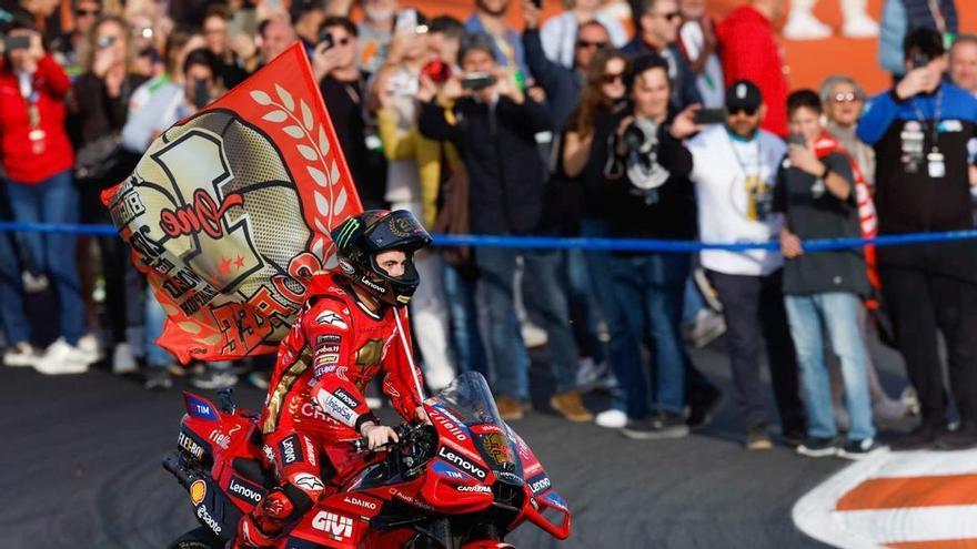 Bagnaia, campeón del mundo de MotoGP por segundo año consecutivo en Cheste