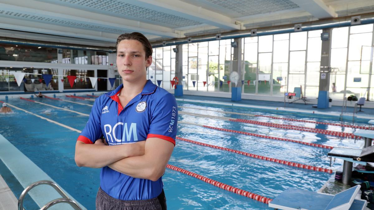 Nikita Terentiev, nadador ucraniano del RCM.