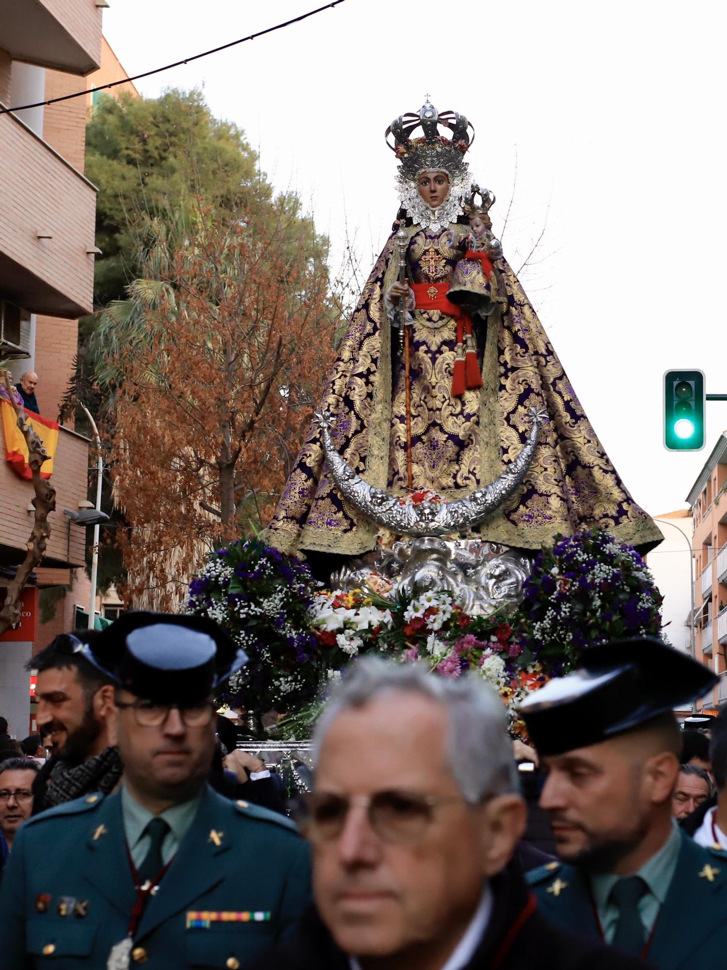 La Virgen de la Fuensanta ya descansa en la Catedral