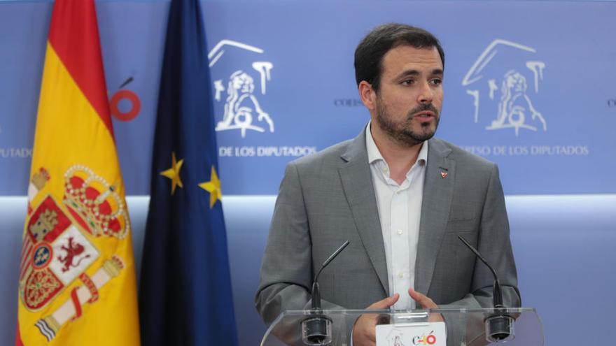 El coordinador federal de IU y futuro ministro de Consumo, Alberto Garzón.