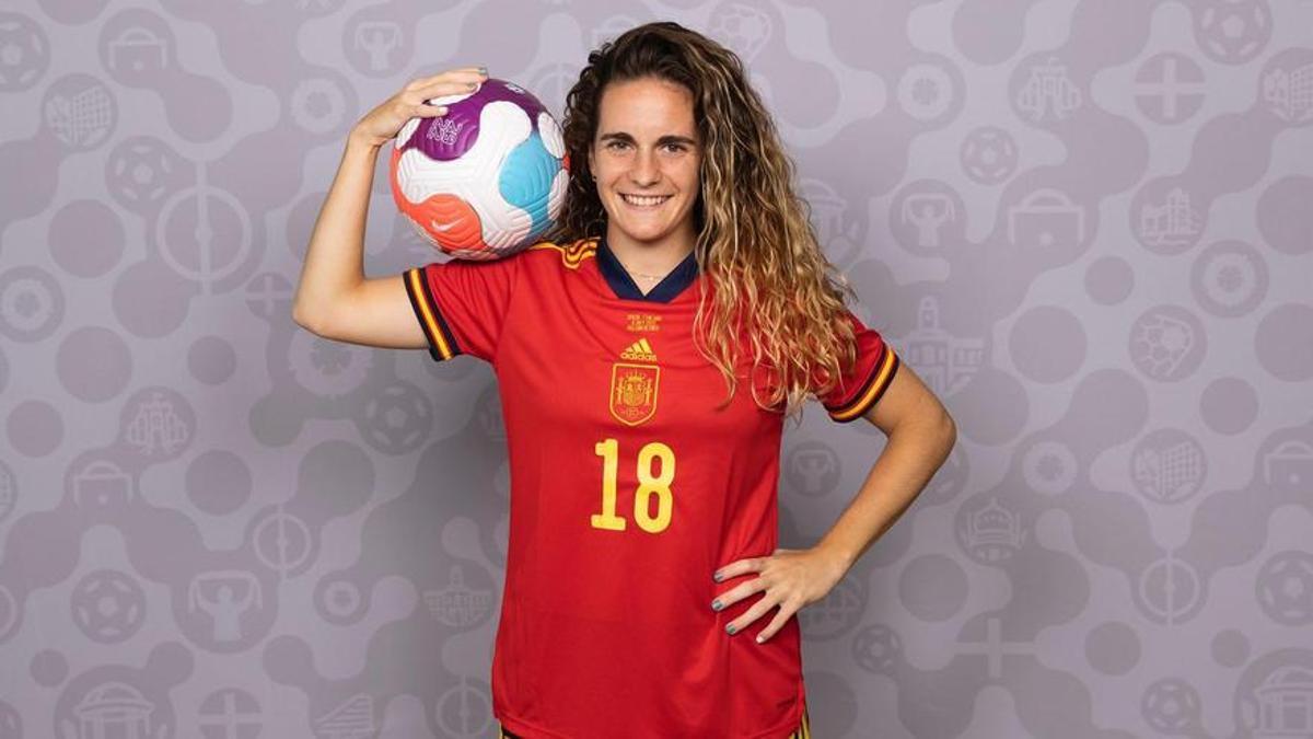 Teresa Abelleira, jugadora de la Selección Española de Fútbol, Campeona del Mundo 2023