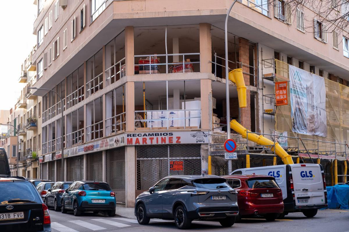 La antigua tienda de Recambios Martínez se convierte en una promoción de pisos VPL