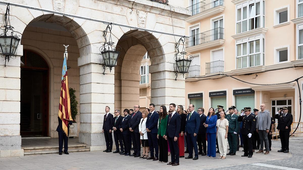 Un momento de la celebración del 9 d'Octubre, el año pasado en Gandia.