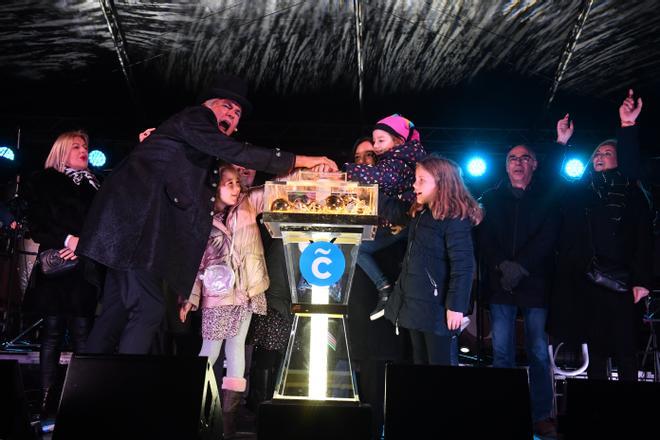 Encendido de las luces de Navidad en A Coruña