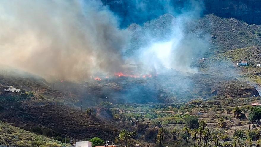 Declarado un conato de incendio en Gran Canaria