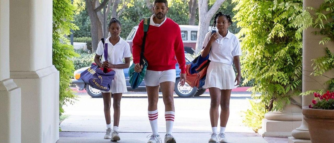 Will Smith, Demi Singleton y Saniyya Sidney, en ’El método Williams’.