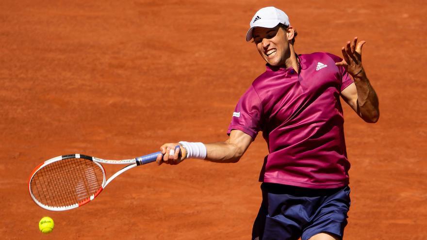 Dominic Thiem, durante su participación en el Roland Garros.