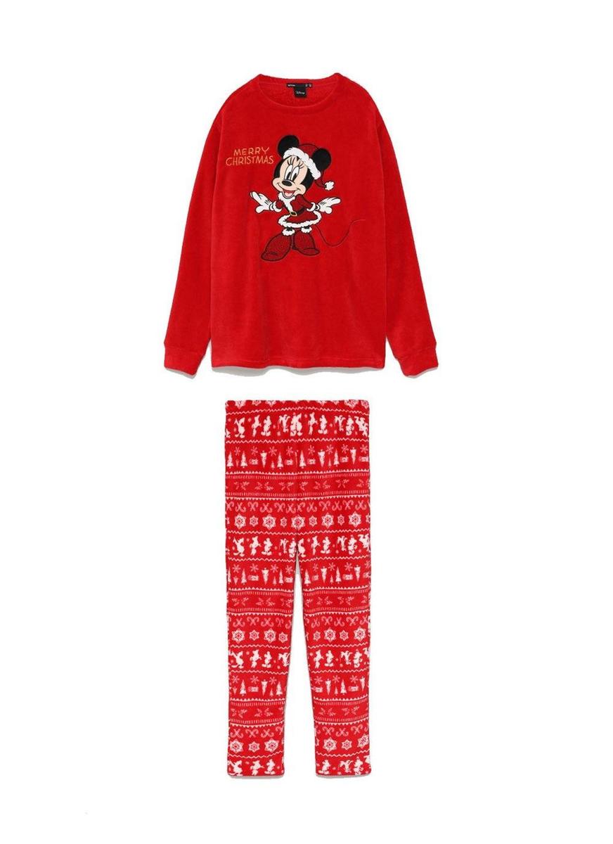 Conjunto de pijama navideño de Minnie Mouse de Lefties. (Precio: 19,99 euros)