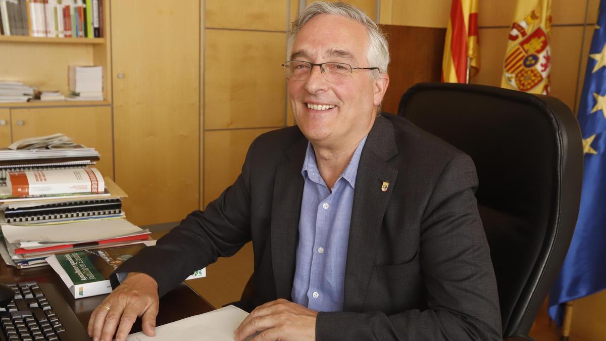 El consejero de Agricultura y Medio Ambiente del Gobierno de Aragón, Joaquín Olona, en una imagen de archivo.