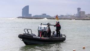 Dispositivo de búsqueda de Jimmy en la costa de Barcelona.