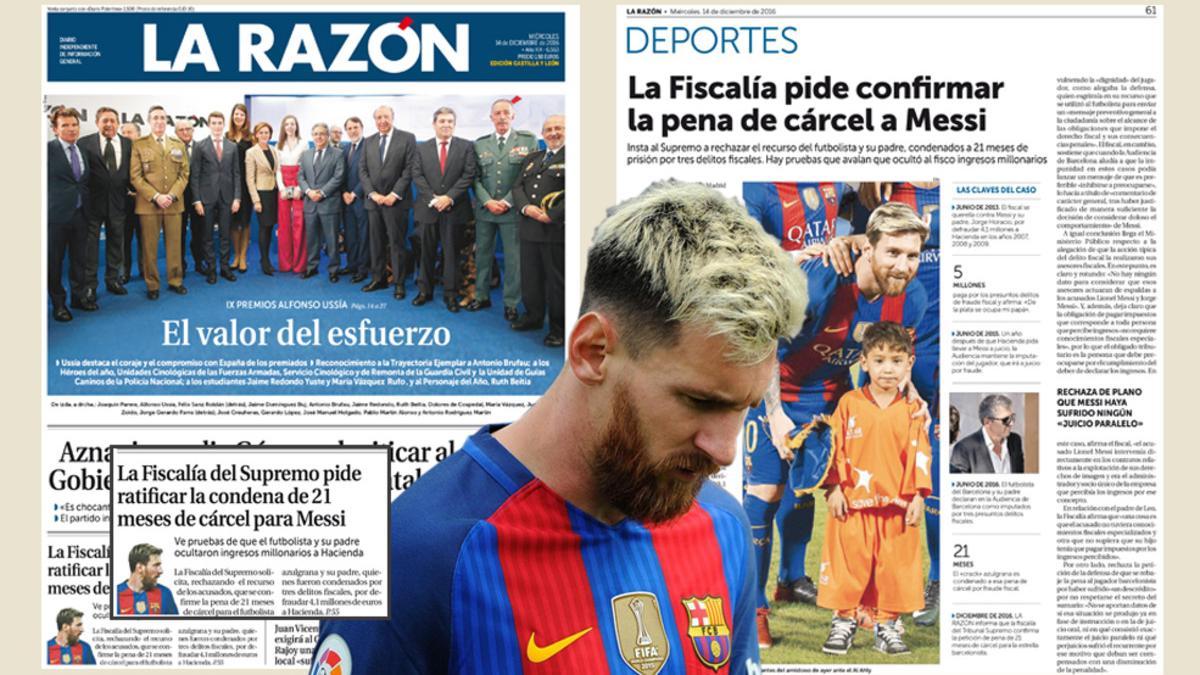 Las filtraciones a La Razón para dañar la imagen de Messi
