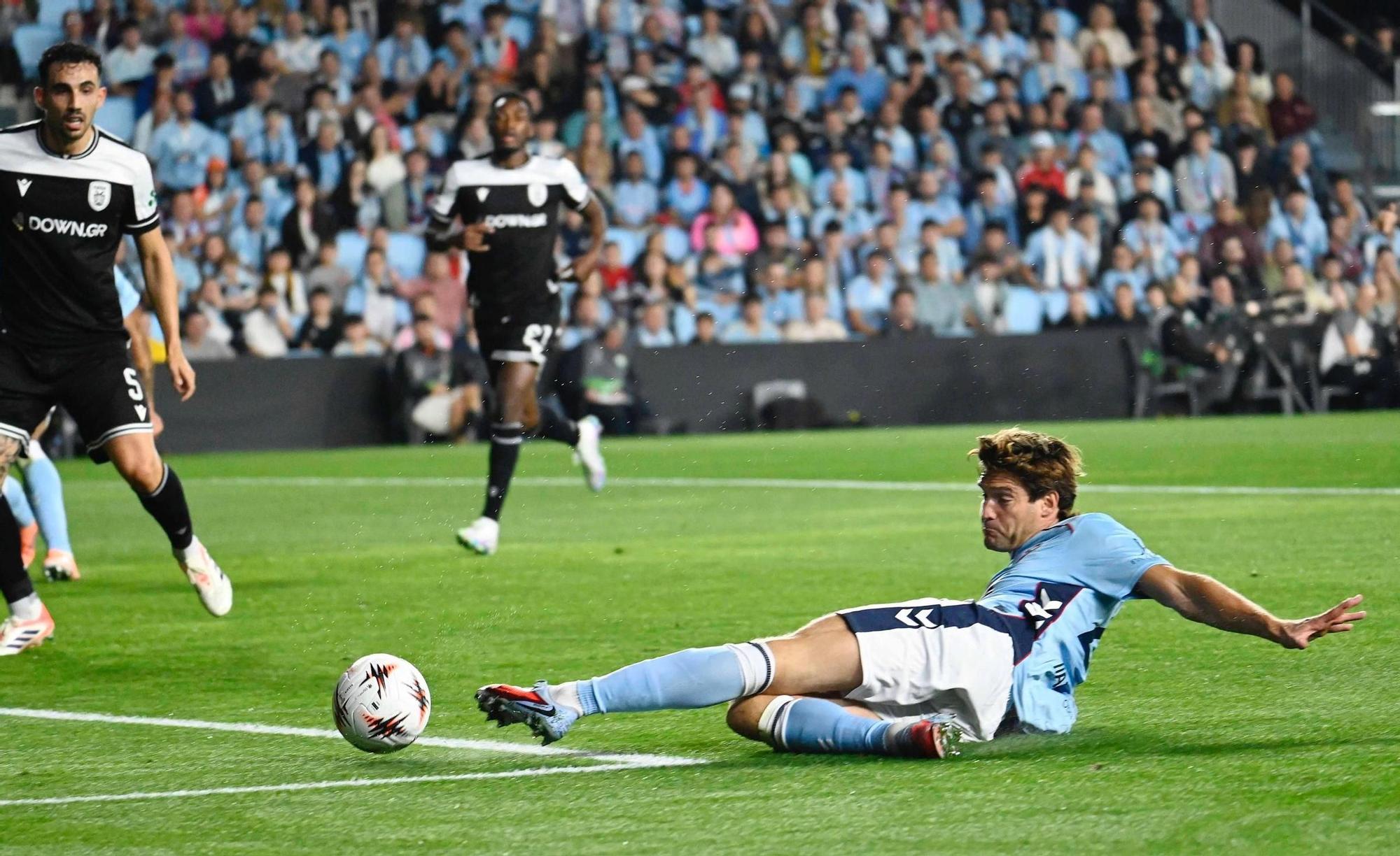 Las imágenes del Celta-PAOK