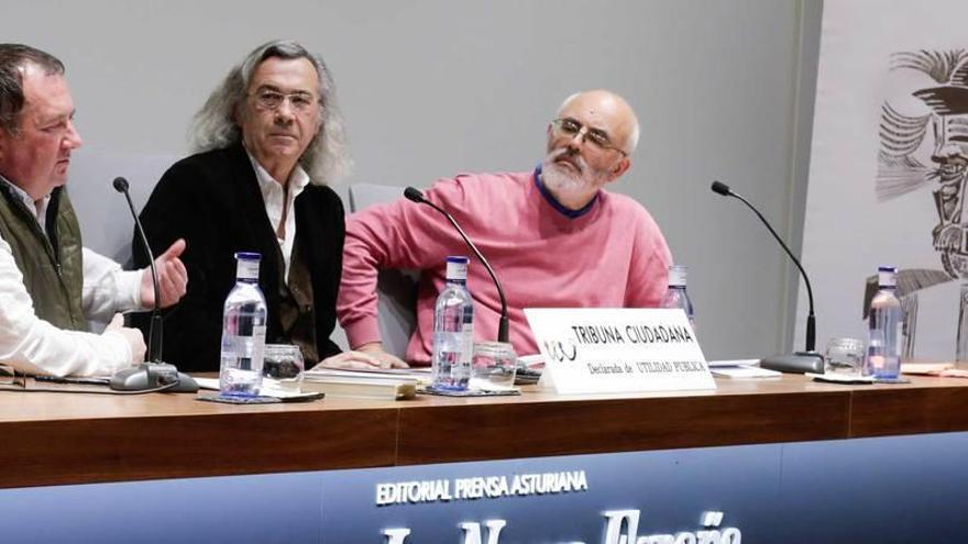 De izquierda a derecha, Leopoldo Sánchez Torre, Fernando Beltrán y Javier Gámez.