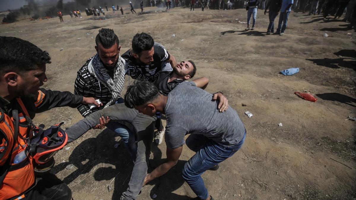 Más de 50 muertos en Gaza en protestas por el traslado de la embajada de EEUU