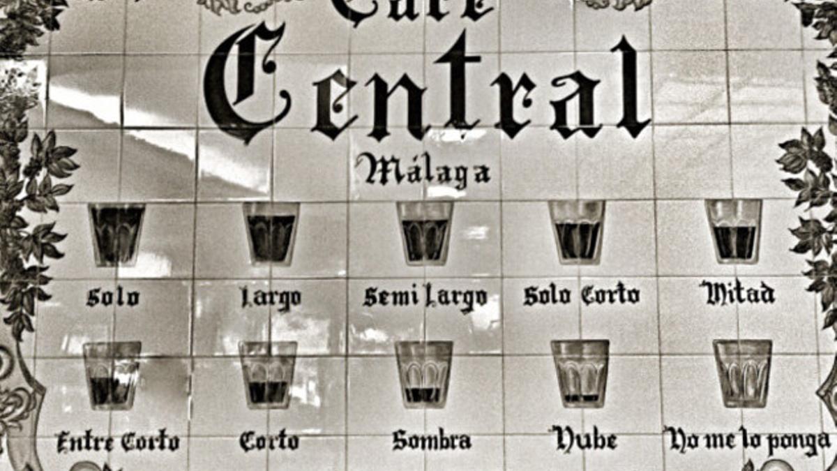 Café Central . 10 different combinations of coffee with curious names