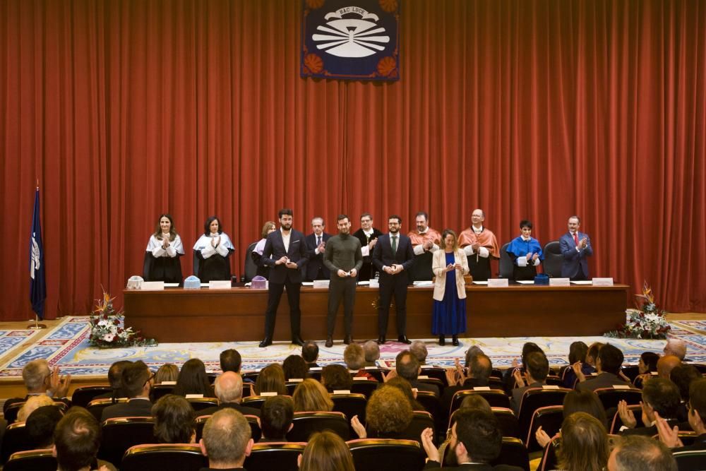 Entrega de los premios de excelencia académica en el rectorado