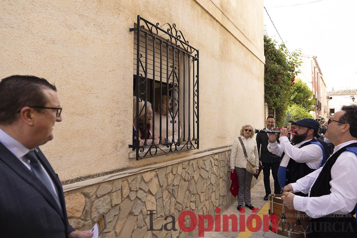 Corporación, Cofradía y Bandos realizan la 'Pedimenta' en Caravaca
