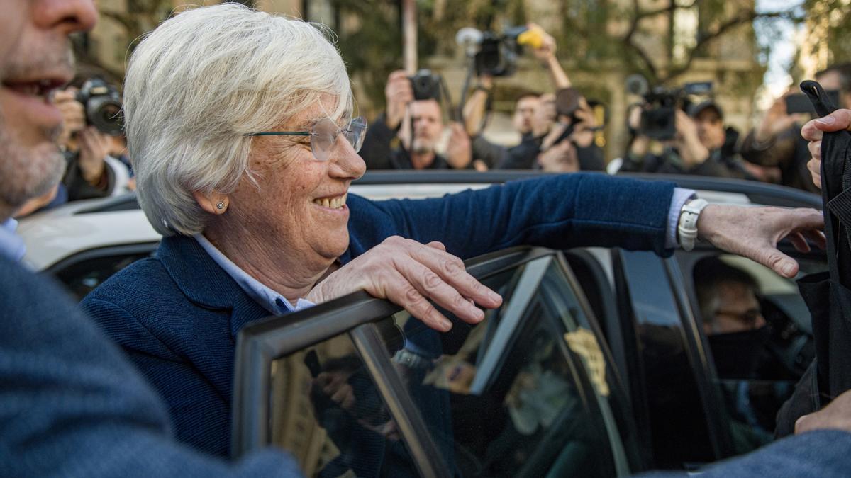 La exconsellera de Educación de la Generalitat Clara Ponsatí.