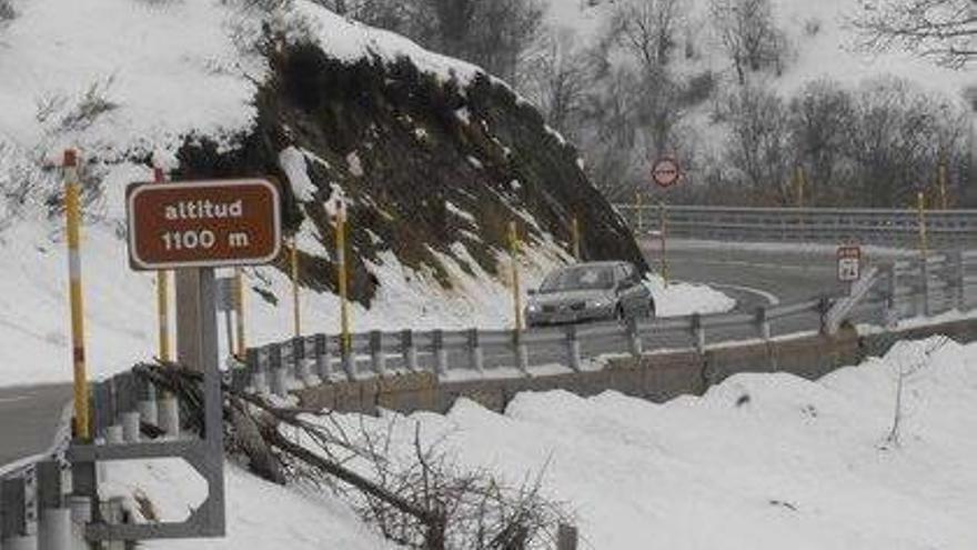 Pajares nevado, en una imagen de archivo.