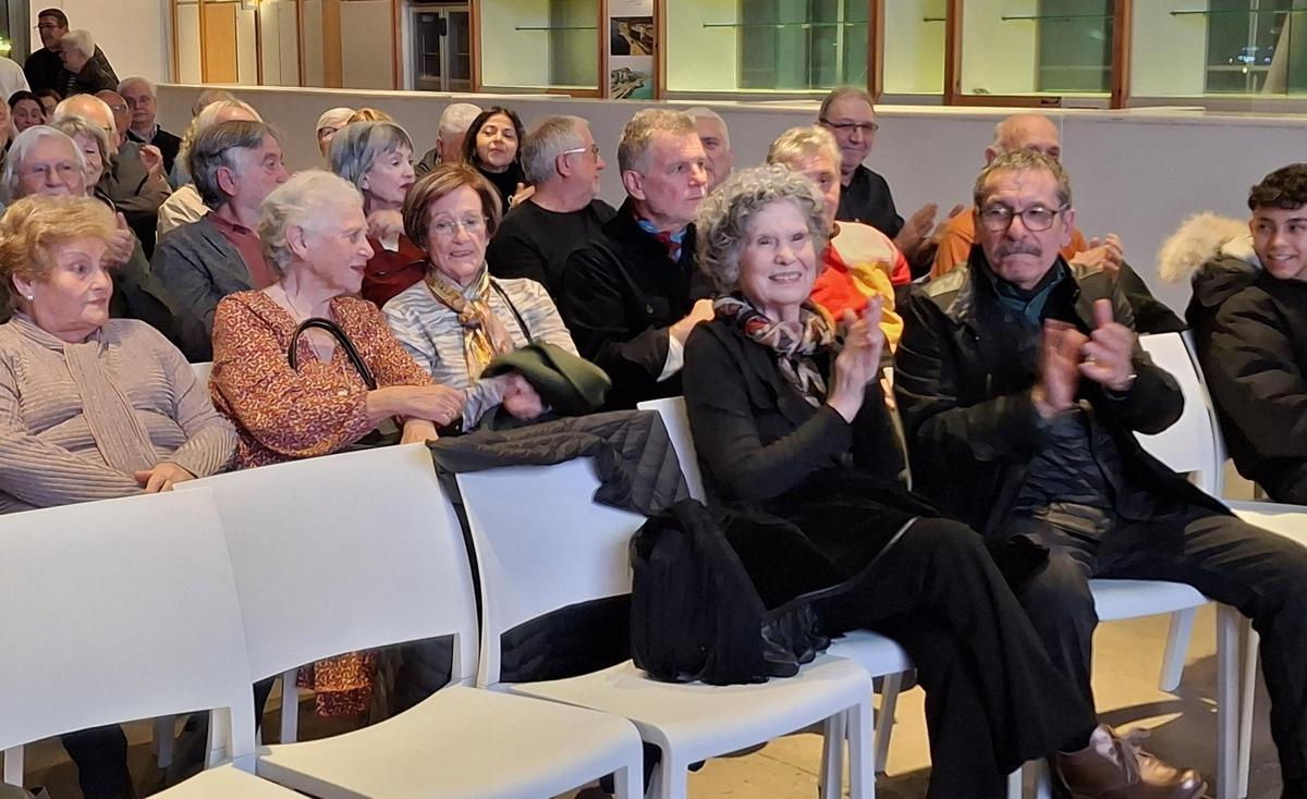 Paca y Joan Castejón, poco antes de proyectarse el documental