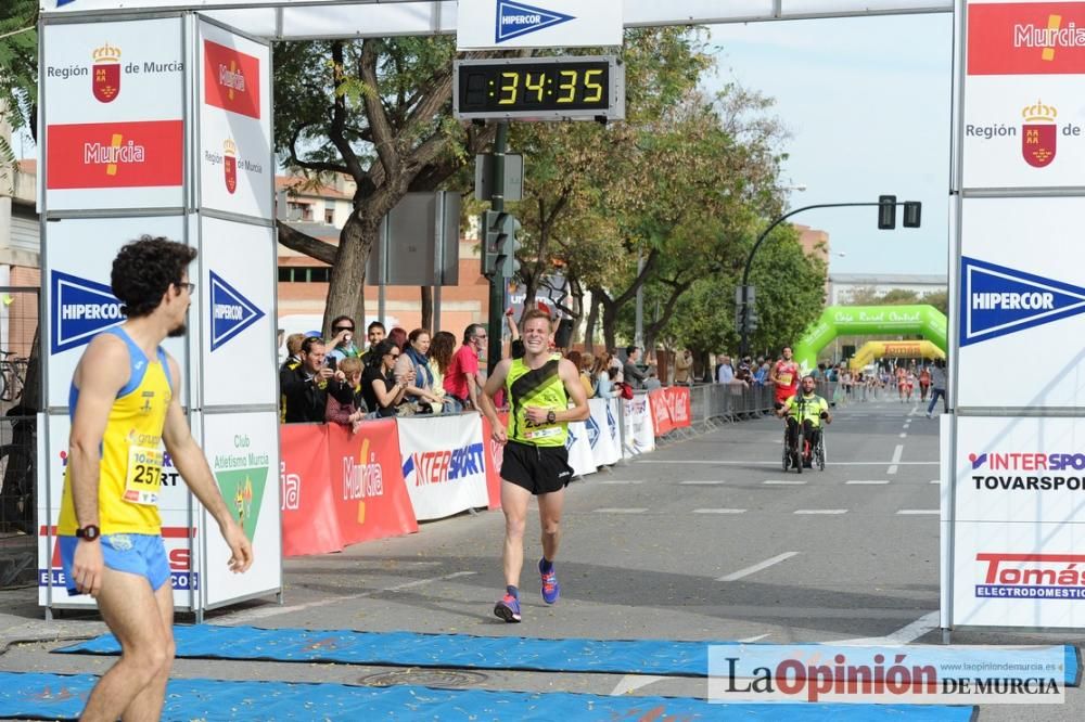 Media Maratón de Murcia: llegada (1ª parte)