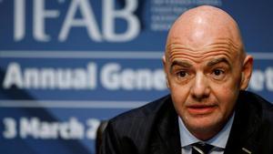 El presidente de la FIFA, Gianni Infantino.