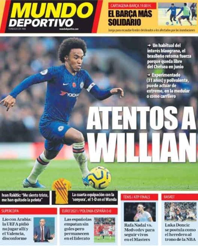 Las portadas del día en la prensa deportiva