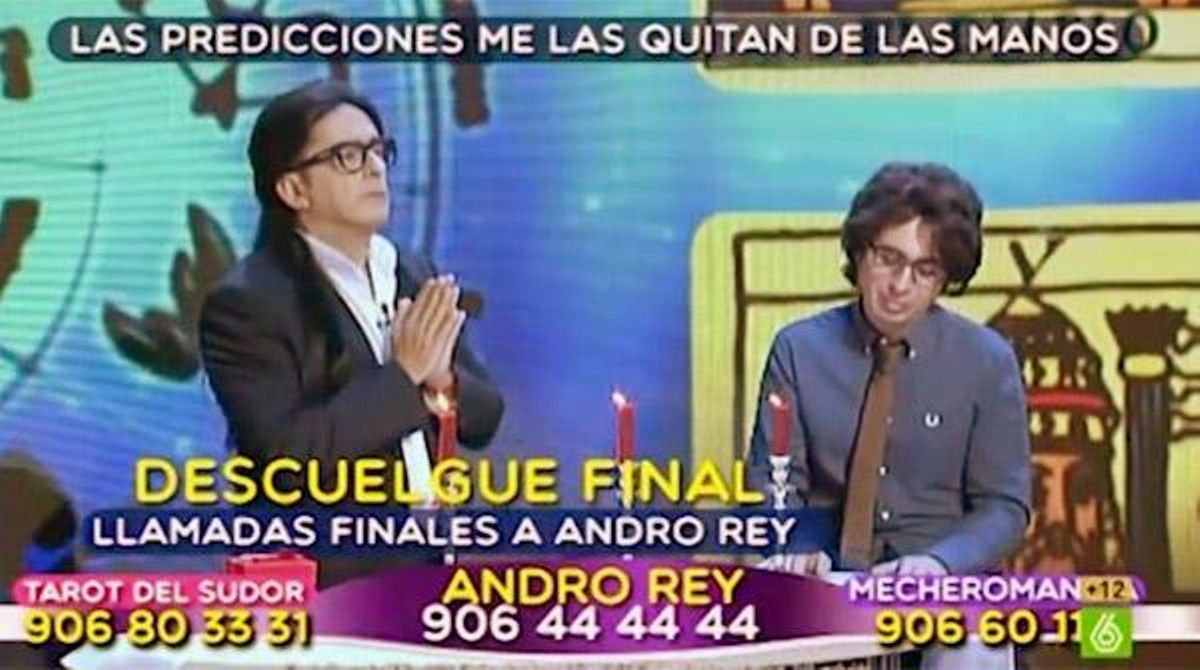 Buenafuente i Berto van parodiar Sandro Rey (’En el aire’, La sexta).