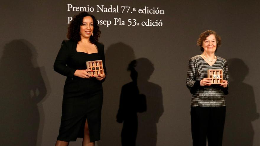 Les guanyadores dels Premis Nadal i Premis Josep Pla, Najat El Hachmi i Maria Barbal