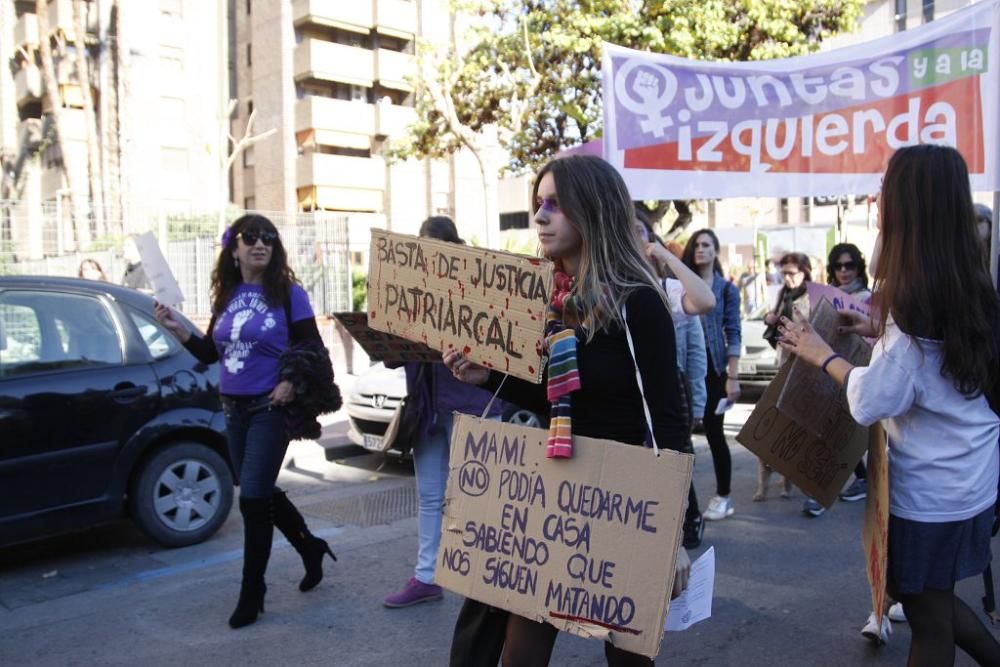 Manifestación en Murcia por el día contra la violencia de género