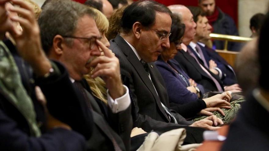 González de Lara, durante el discurso de investidura de Juanma Moreno.